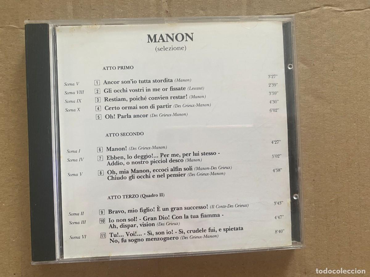 CDs de m&uacute;sica: CD J. MASSENET - MANON - Foto 1