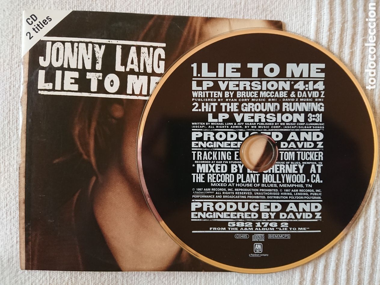 CDs de m&uacute;sica: Jonny Lang - Lie to me - Foto 3