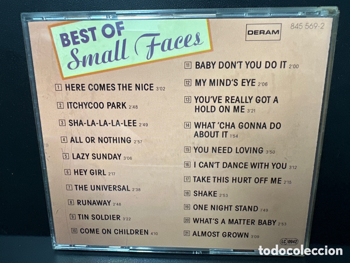 CDs de m&uacute;sica: Small Faces - Best Of Small Faces (CD, Comp) - Foto 2