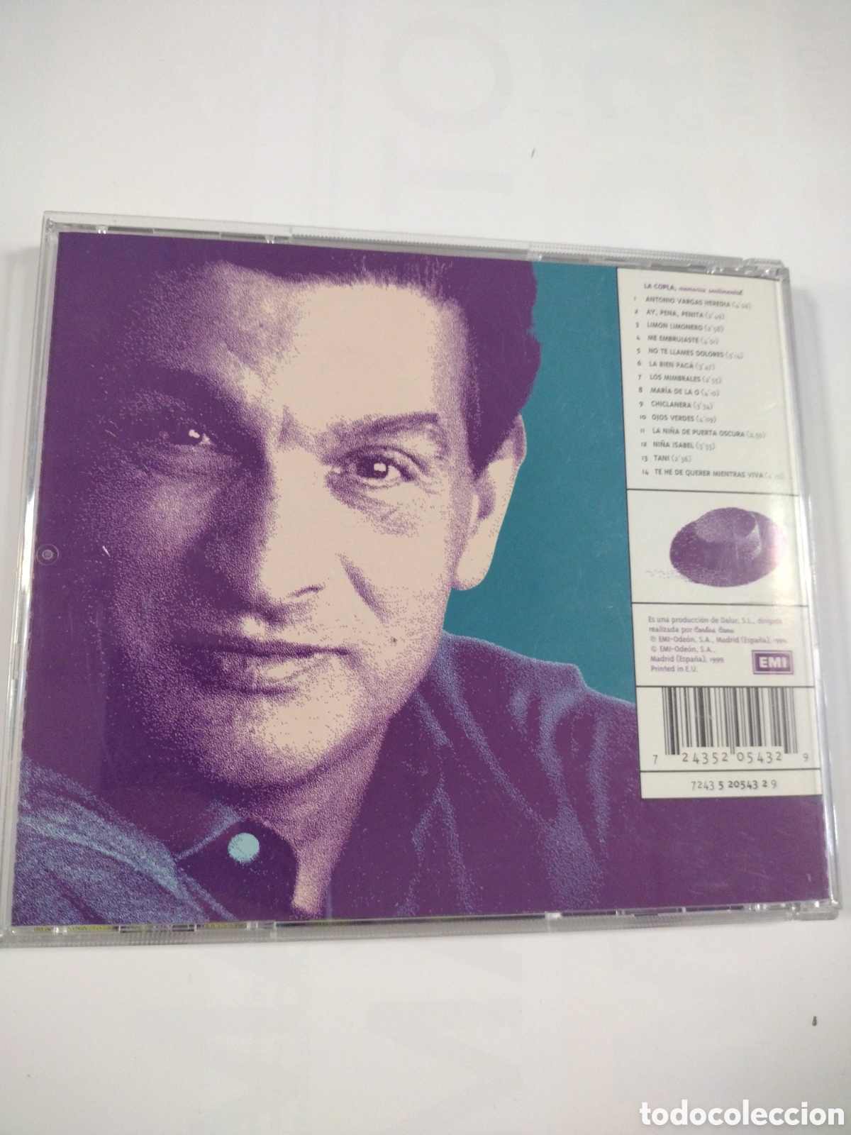 CDs de m&uacute;sica: CARLOS CANO - LA COPLA MEMORIA SENTIMENTAL. CD - Foto 2