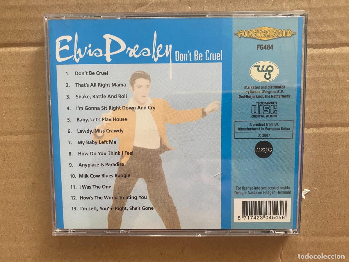 CDs de m&uacute;sica: CD ELVIS PRESLEY - DONT BE CRUEL - Foto 2