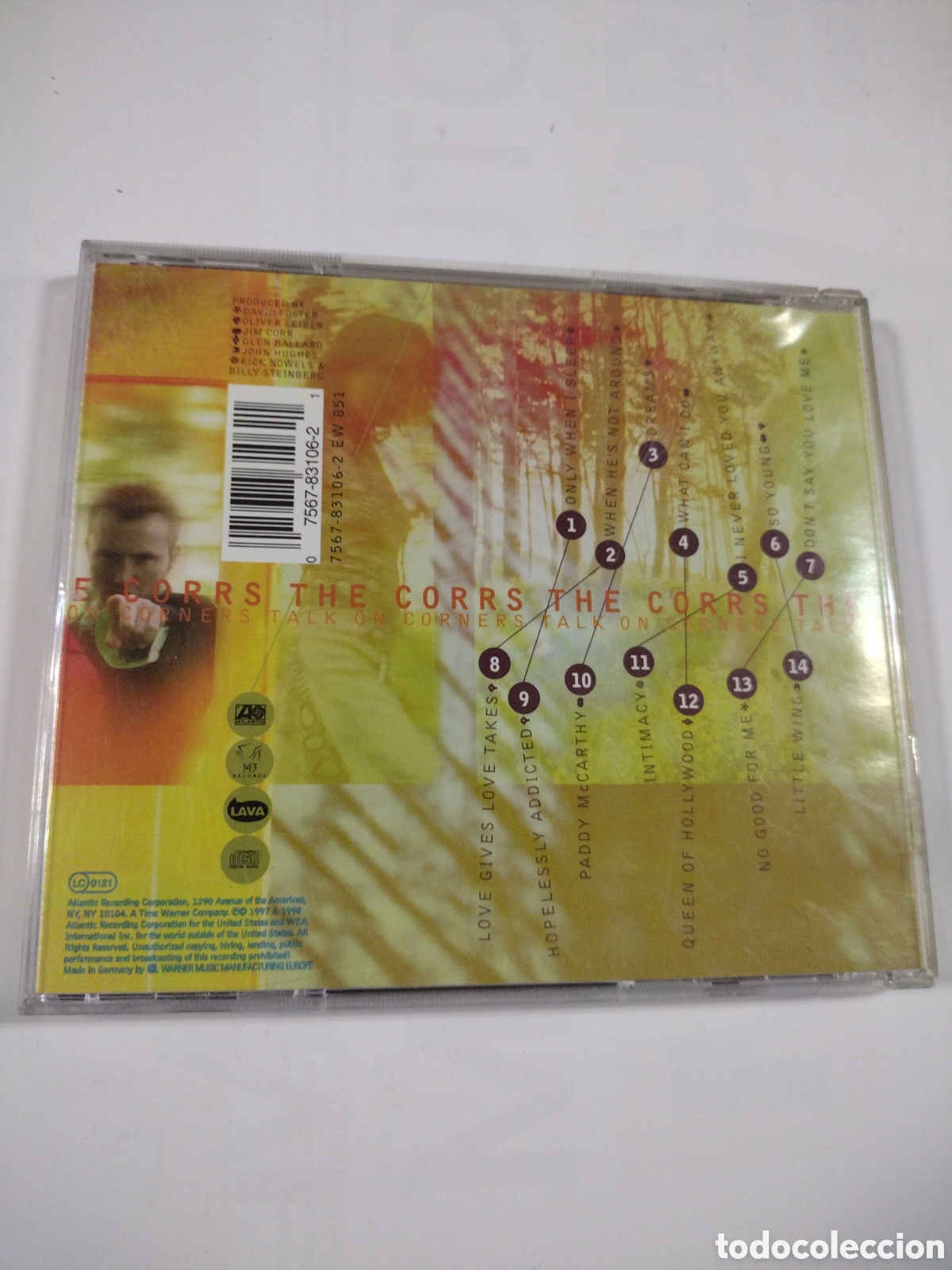 CDs de m&uacute;sica: THE CORRS - TALK ON CORNERS. CD - Foto 2