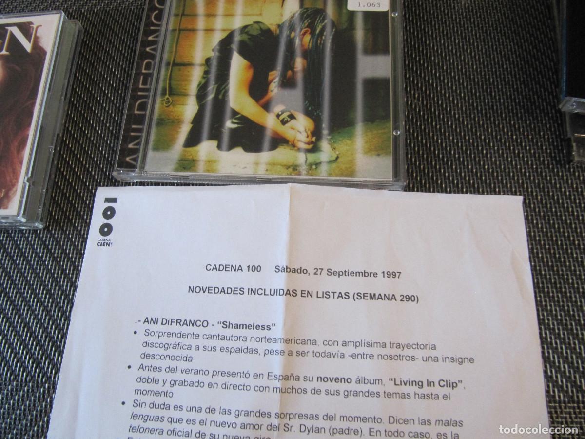 CDs de m&uacute;sica: ANI DIFRANCO - DILATE - CD CADENA 100 - Foto 1