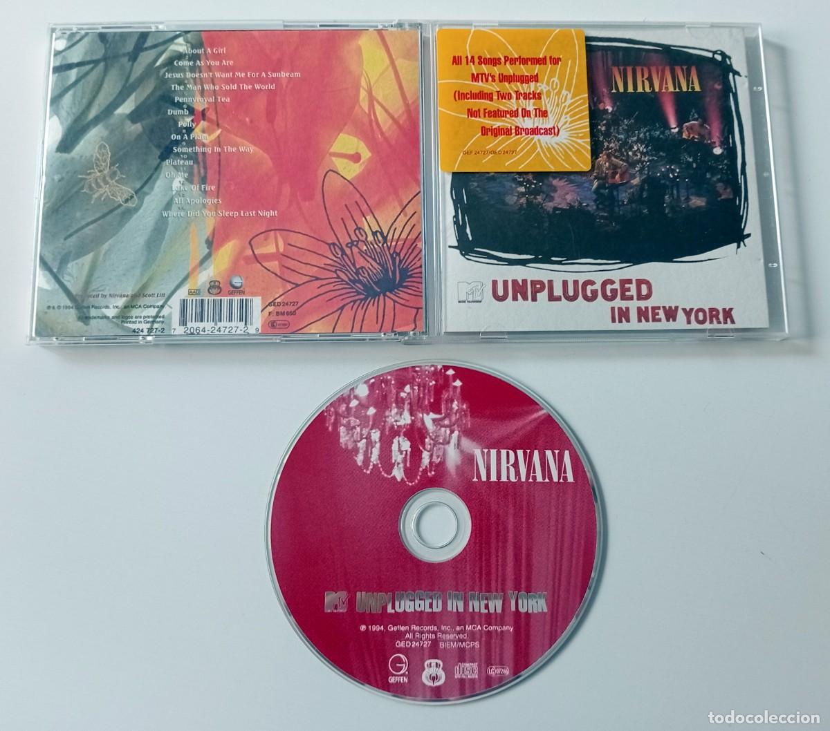 CDs de m&uacute;sica: CD NIRVANA - UNPLUGGED IN NEW YORK - Foto 2
