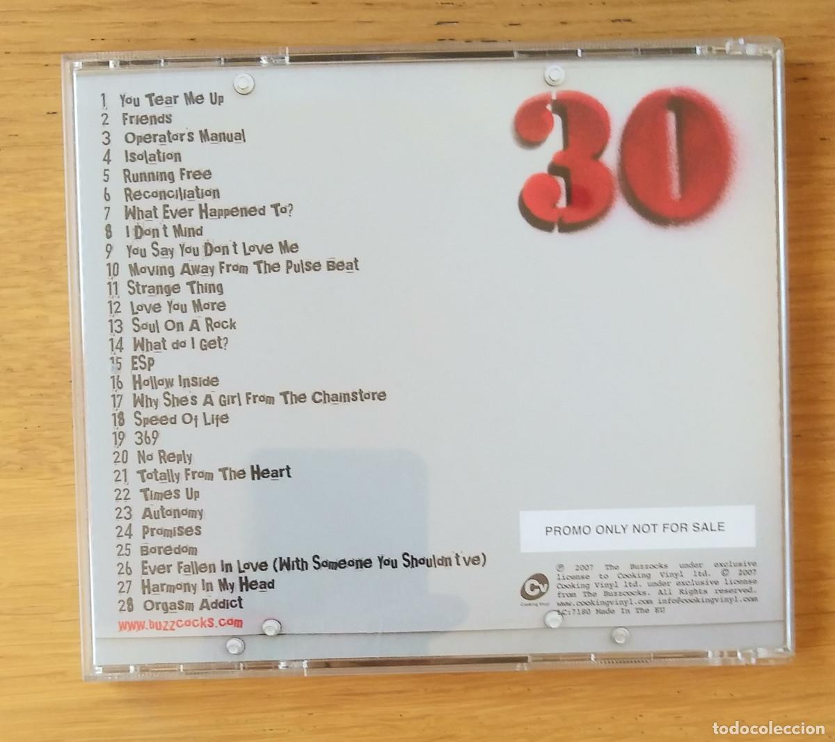 CDs de m&uacute;sica: BUZZCOCKS: &rdquo;30&rdquo; - CD - 2007 - PUNK ROCK - POWER POP - Foto 2