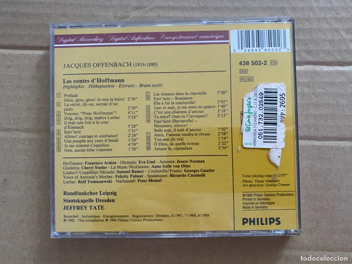 CDs de m&uacute;sica: CD OFFENBACH - LES CONTES DHOFFMANN - Foto 2