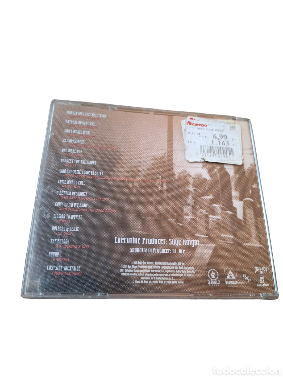 CDs de m&uacute;sica: SCD170 MURDER WAS THE CASE CD DE MUSICA - Foto 2