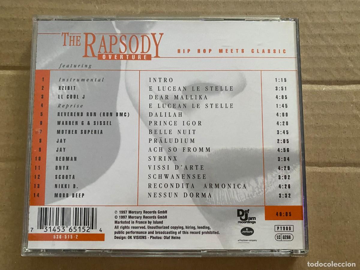 CDs de m&uacute;sica: CD THE RAPSODY - OVERTURE - Foto 2