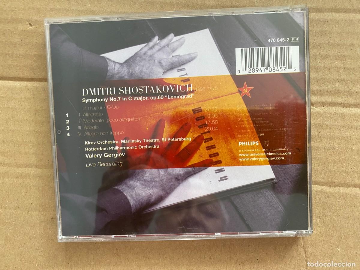 CDs de m&uacute;sica: CD SHOSTAKOVICH - GERGIEV - SYMPHONY NO. 7 - Foto 2
