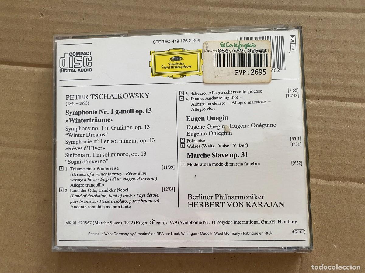CDs de m&uacute;sica: CD TSCHAIKOWSKY - SYMPHONIE NO. 1 - Foto 2