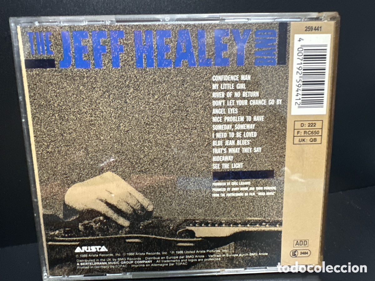 CDs de m&uacute;sica: The Jeff Healey Band - See The Light (CD) - Foto 2