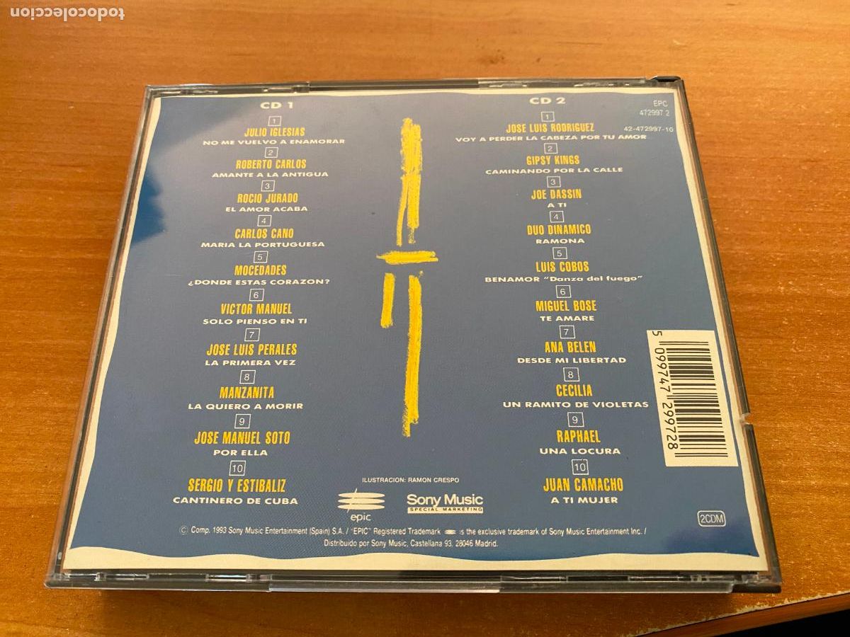 CDs de m&uacute;sica: LA QUIERO A MORIR 2 x CD (CDIB25) - Foto 3