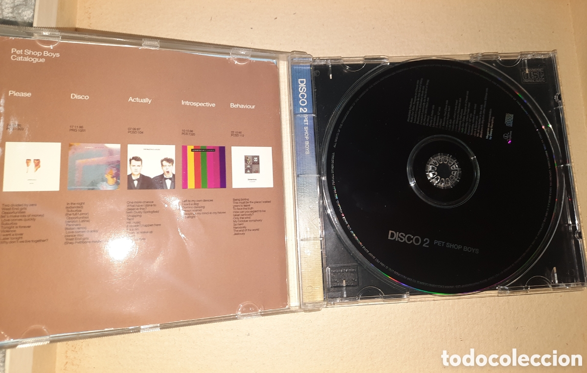 CDs de m&uacute;sica: PET SHOP BOYS ●DISCO 2 - Foto 3