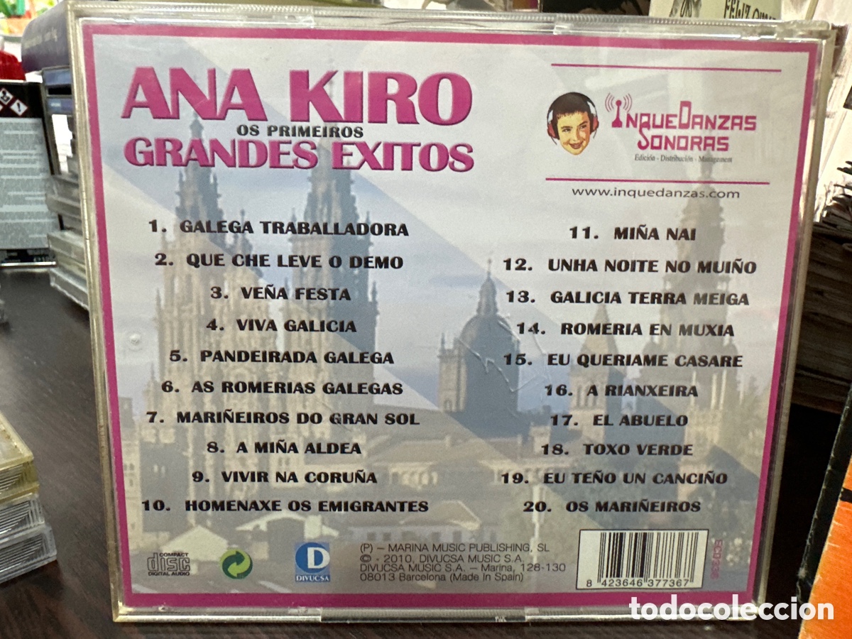 CDs de m&uacute;sica: Ana Kiro - Os Primeiros Grandes &Eacute;xitos (CD, Comp) - Foto 2