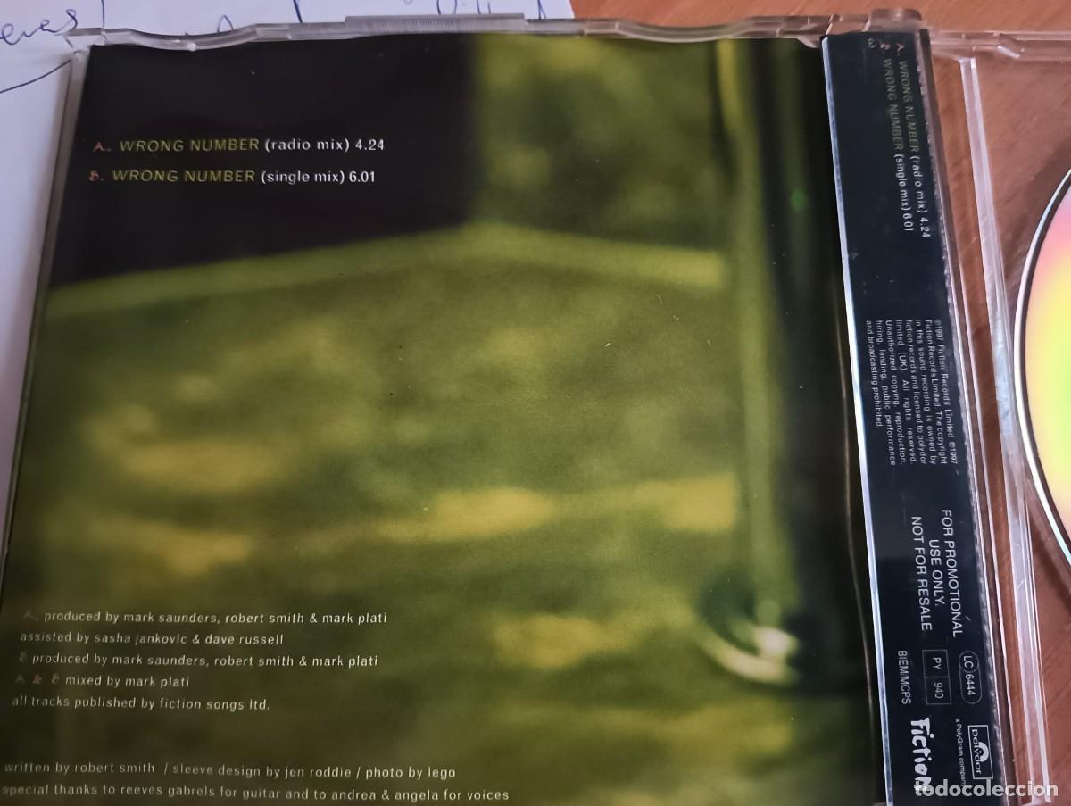 CDs de m&uacute;sica: THE CURE CDSINGLE WRONG NUMBER PROMO - Foto 2