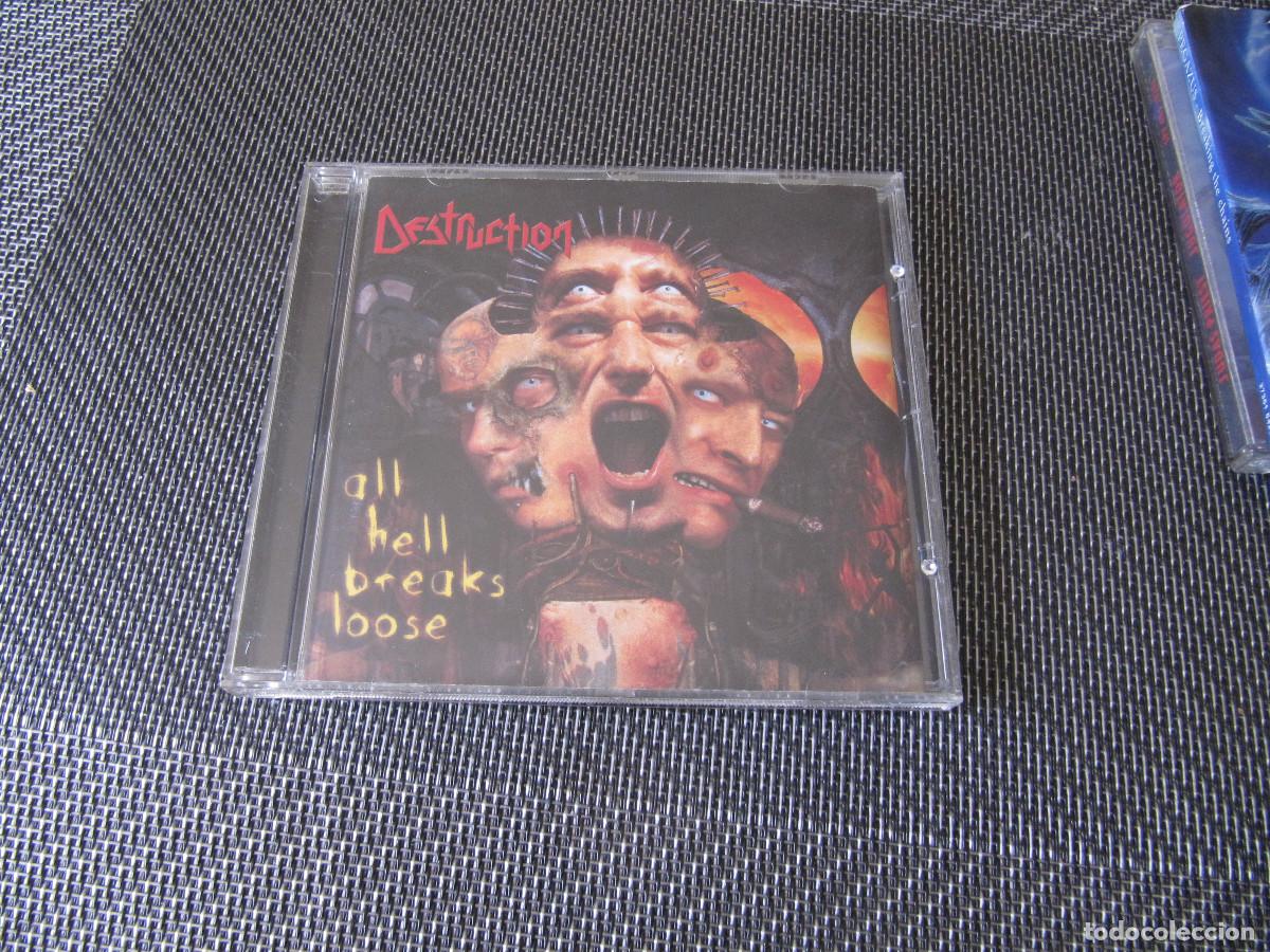 CDs de m&uacute;sica: DESTRUCTION - ALL HELL BREAKS LOOSE 12 TEMAS - Foto 1
