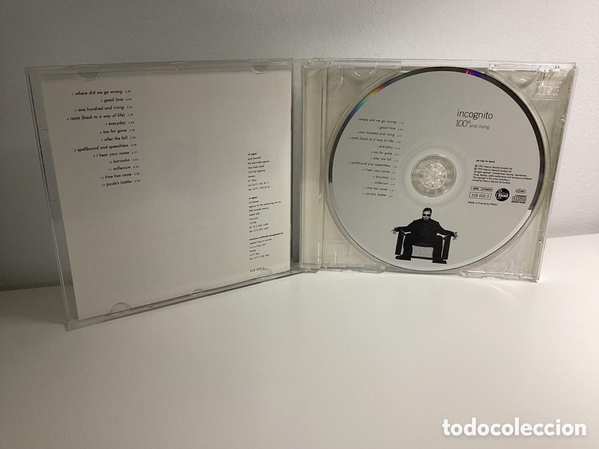 CDs de m&uacute;sica: Incognito - 100&deg; And Rising - Cd 1995 - Foto 3