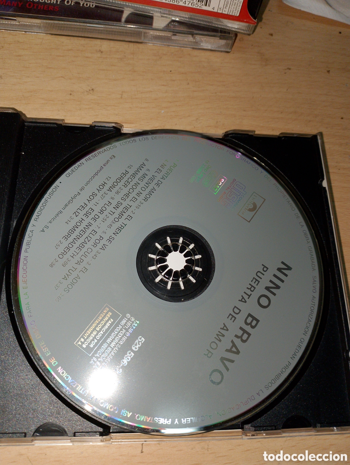 CDs de m&uacute;sica: CD. Nino Bravo. Puerta de amor - Foto 3