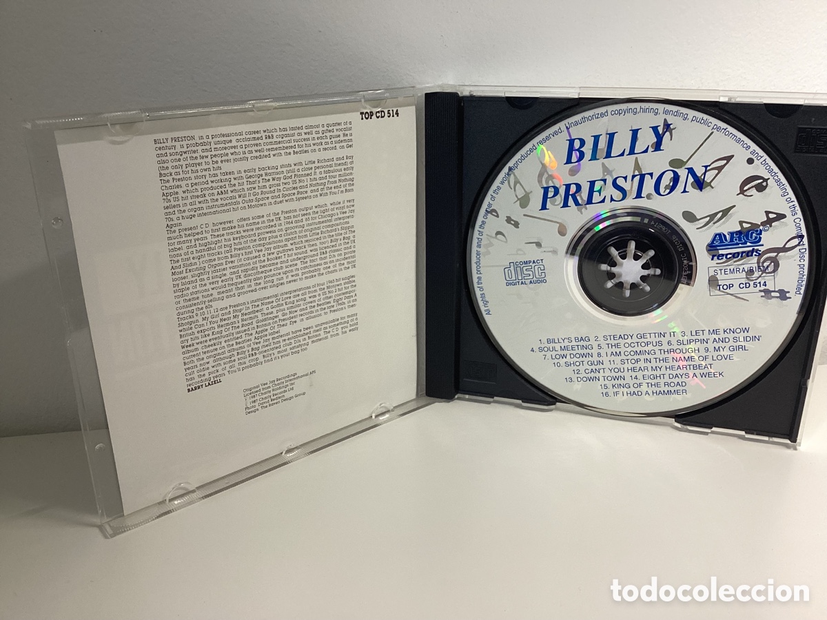 CDs de m&uacute;sica: Billy Preston - Billys Bag - Cd 1987 - Foto 3