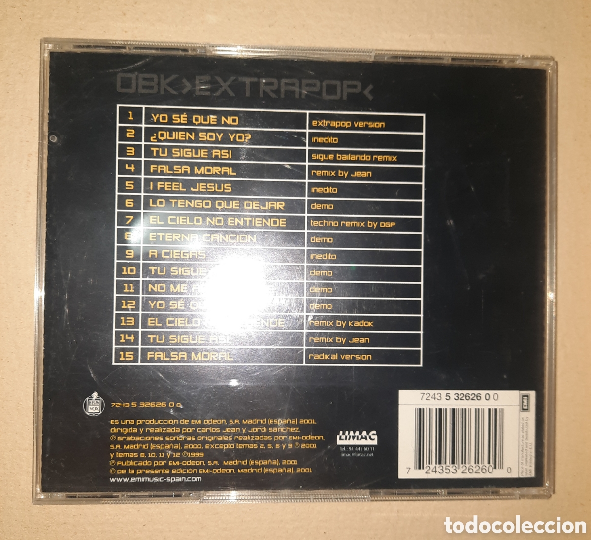 CDs de m&uacute;sica: OBK ●EXTRAPOP (CD+DVD) - Foto 3