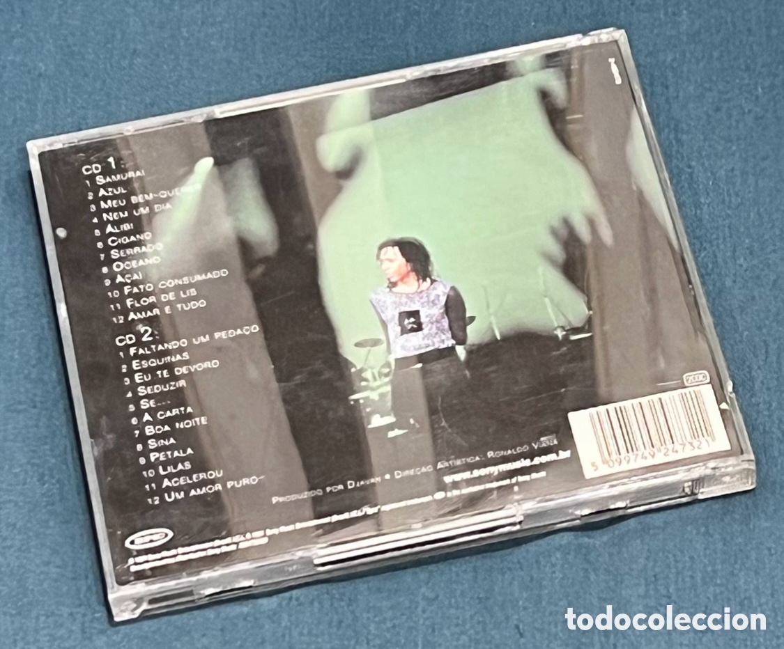 CDs de m&uacute;sica: CD2. Djavan. &ldquo;Djavan ao vivo&rdquo;. 1999. - Foto 2