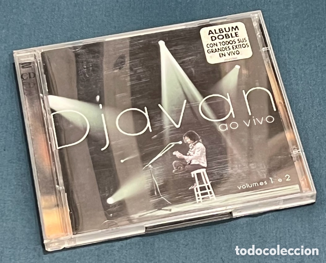 CDs de m&uacute;sica: CD2. Djavan. &ldquo;Djavan ao vivo&rdquo;. 1999. - Foto 1