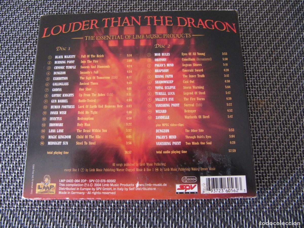 CDs de m&uacute;sica: LOUDER THAN THE DRAGON - 2 CDS - Foto 3