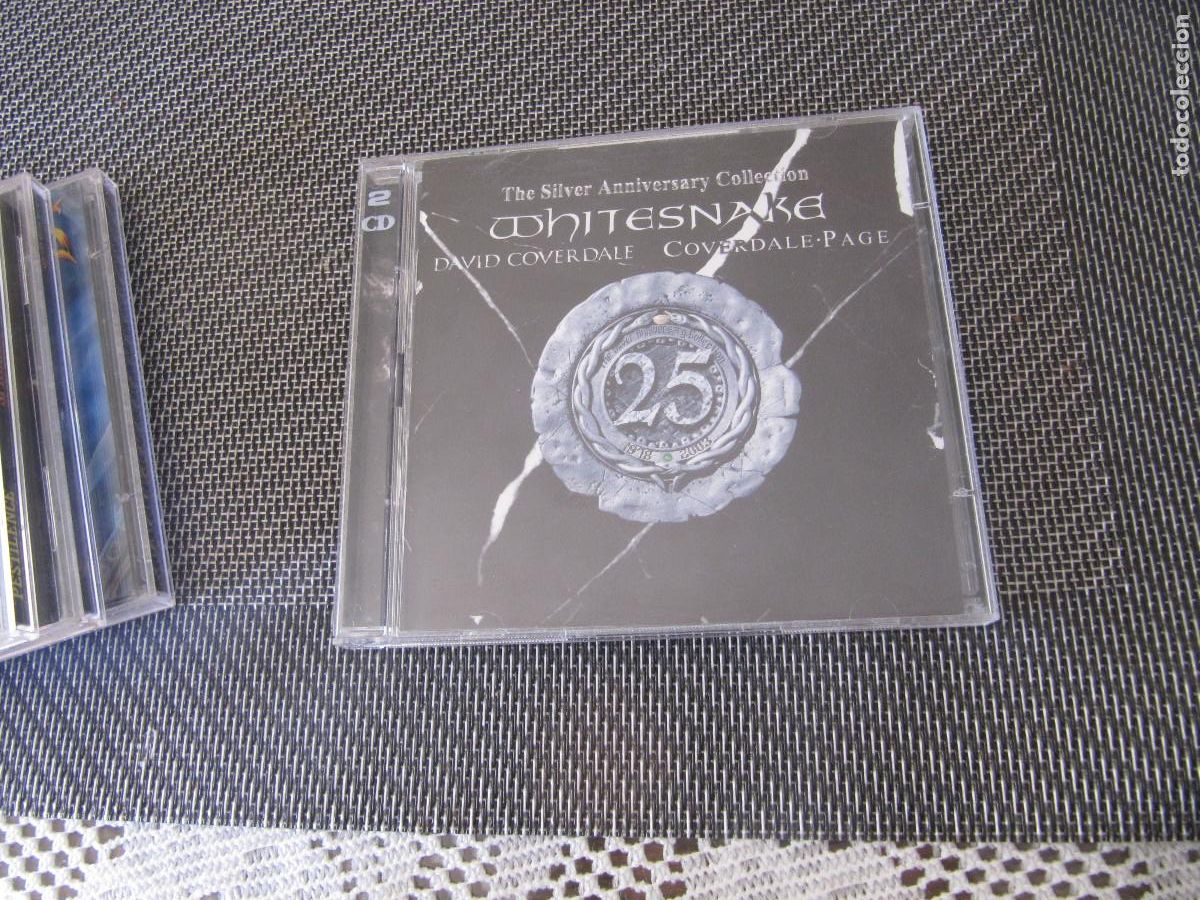 CDs de m&uacute;sica: WHITESNAKE THE SILVER ANNIVERSAY COLLECTION 2 DISCOS - Foto 1
