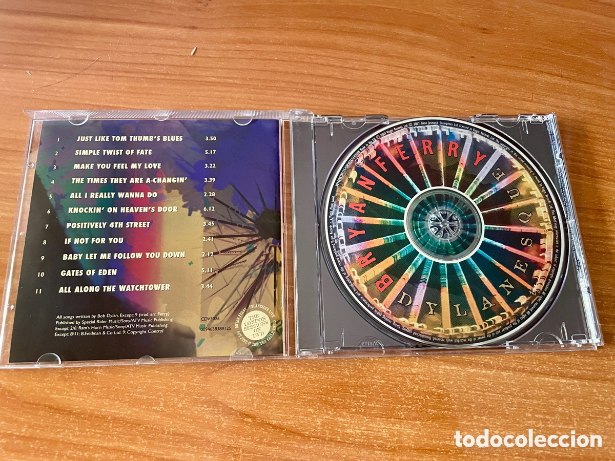 CDs de m&uacute;sica: Bryan Ferry - Dylanesque CD VIRGIN 2007 como nuevo - Foto 3