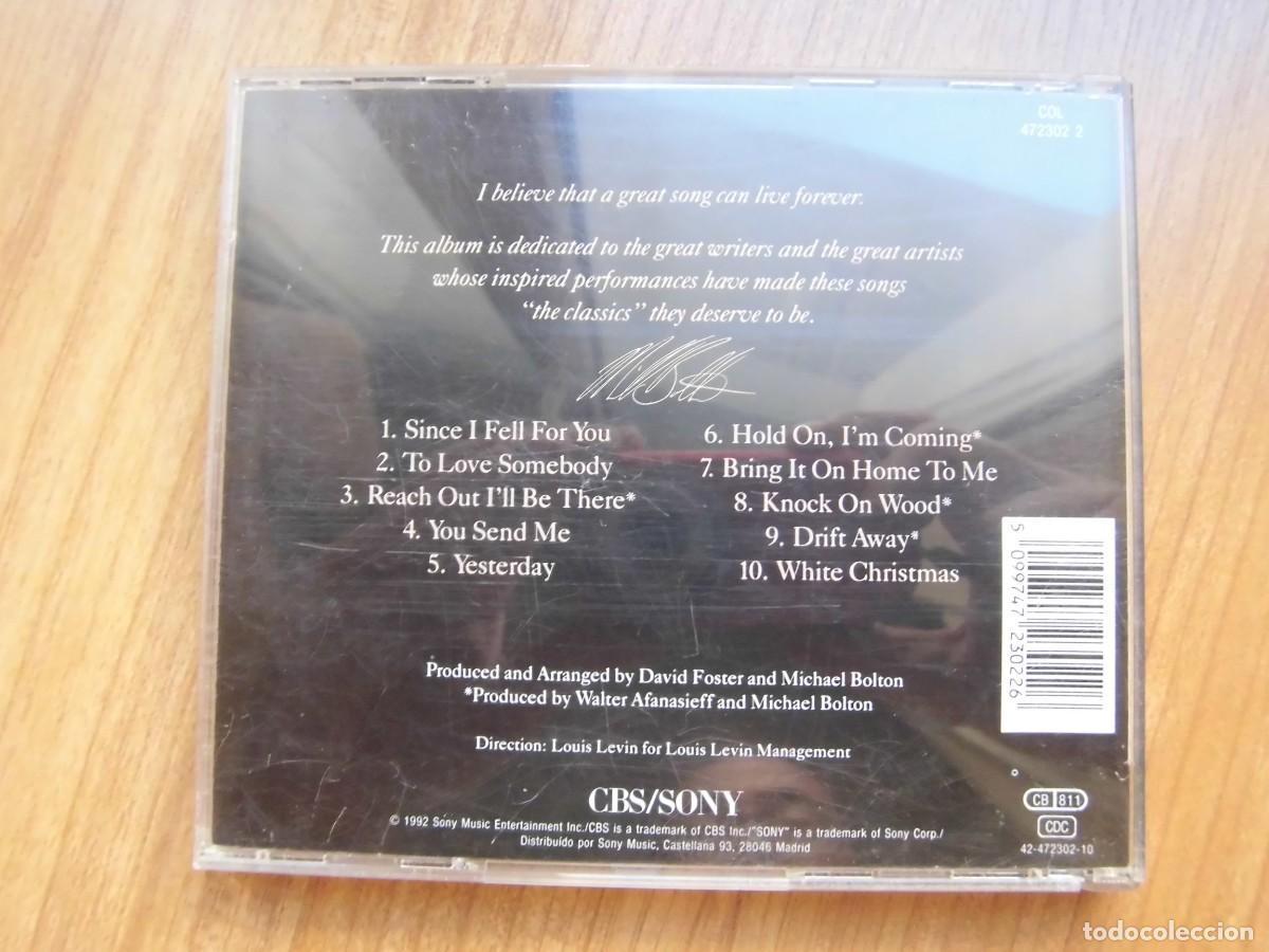 CDs de m&uacute;sica: CD MICHAEL BOLTON TIMELESS THE CLASSICS - Foto 2