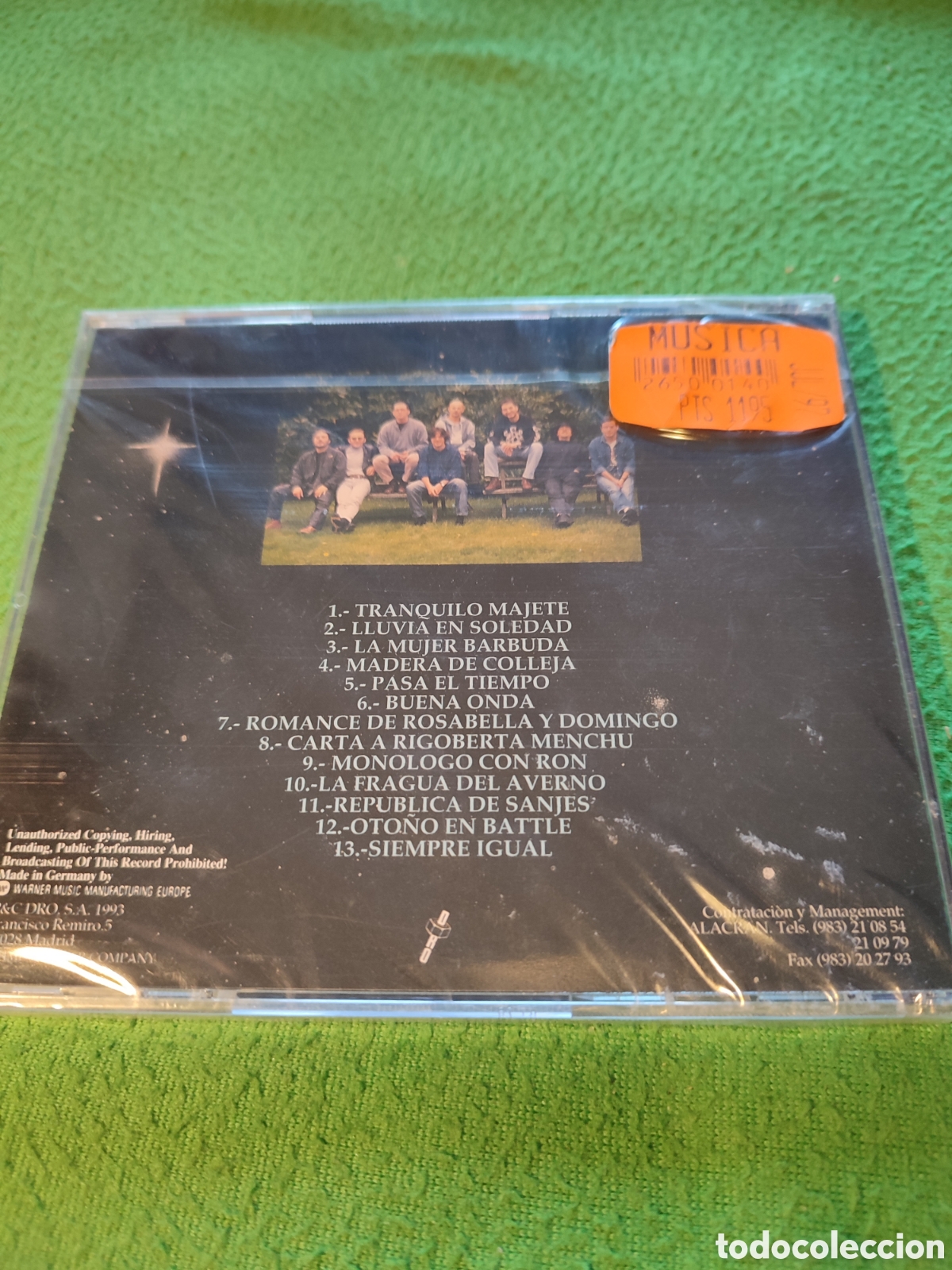 CDs de m&uacute;sica: Celtas Cortos - Tranquilo majete - Foto 2