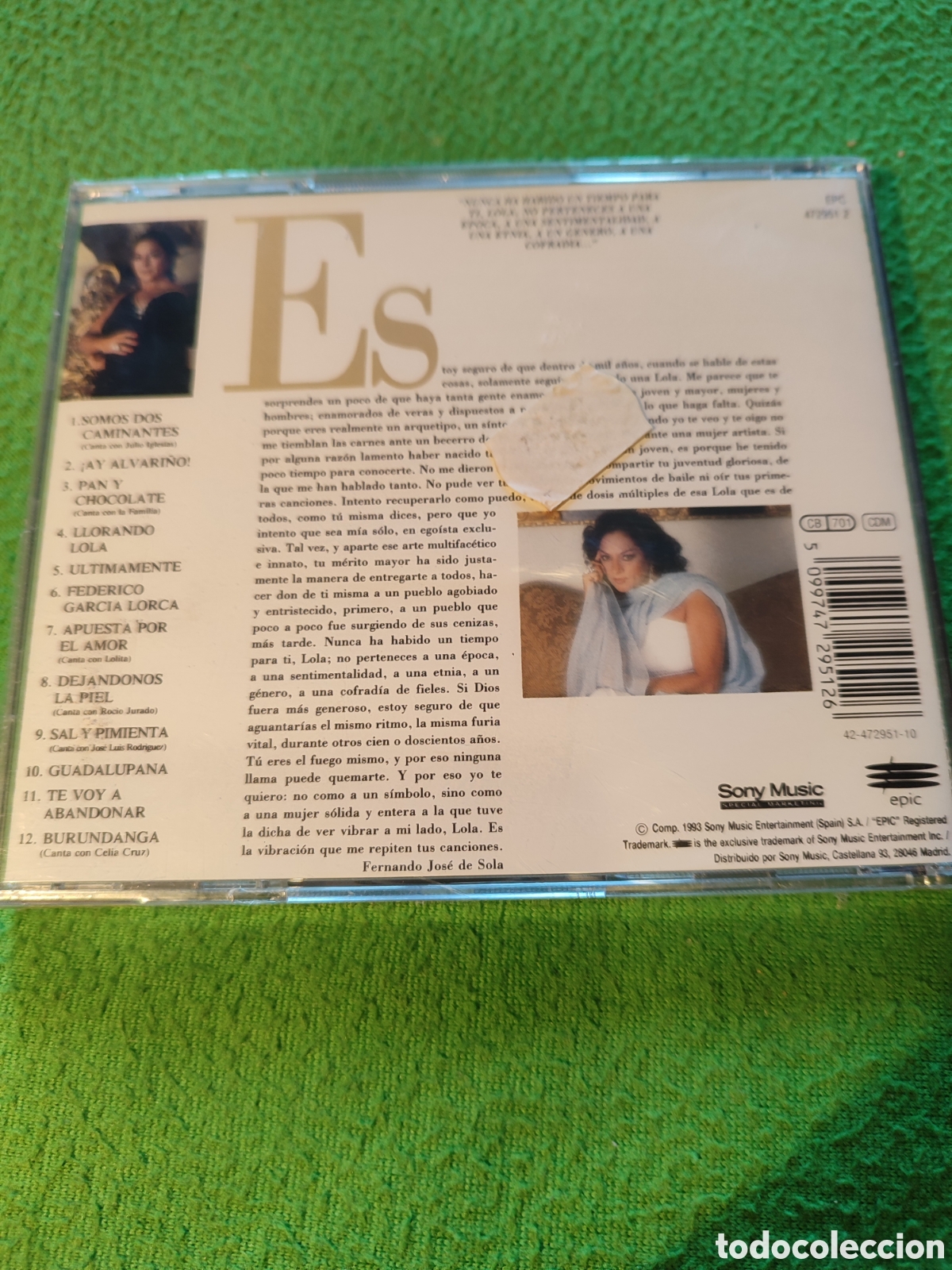 CDs de m&uacute;sica: Lola Flores - Querida Lola - Foto 2