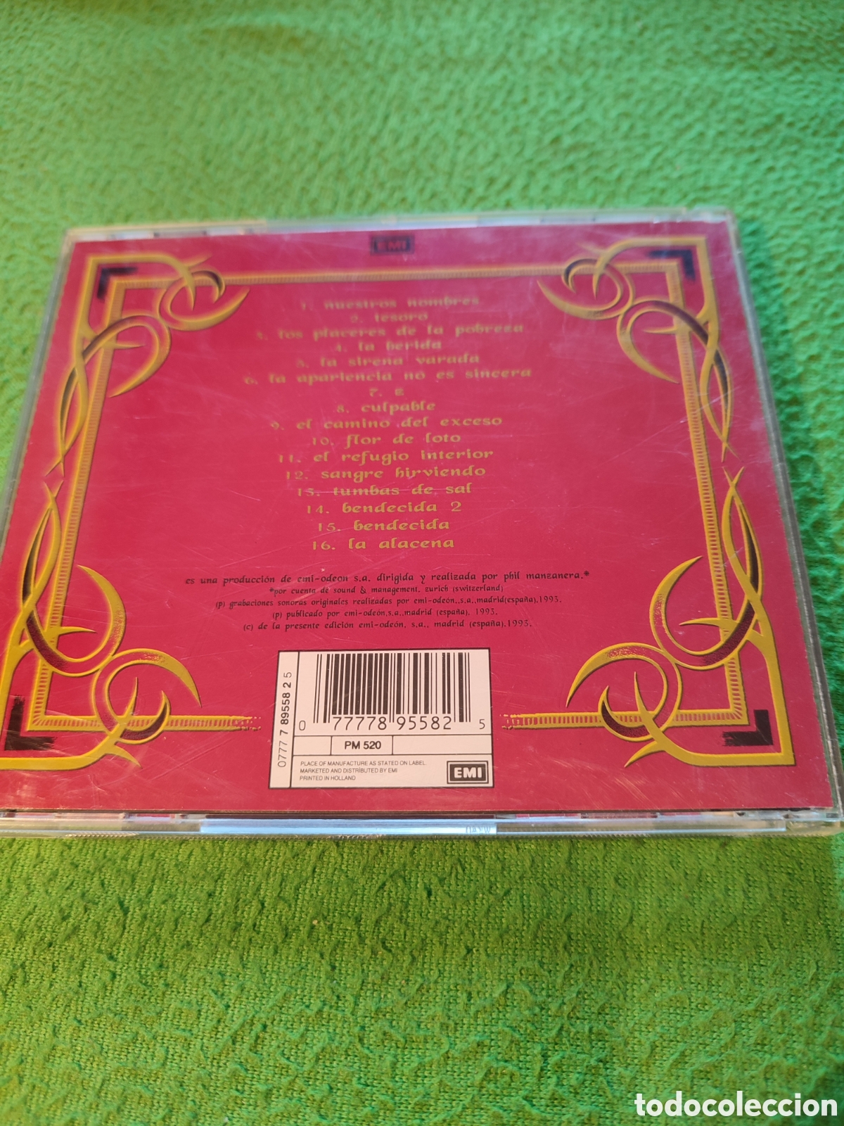 CDs de m&uacute;sica: H&eacute;roes del Silencio - El esp&iacute;ritu del vino - Foto 3