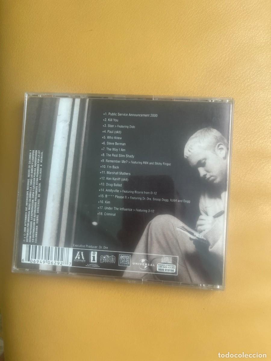 CDs de m&uacute;sica: Eminem The Marshall Mathers LP - Foto 2