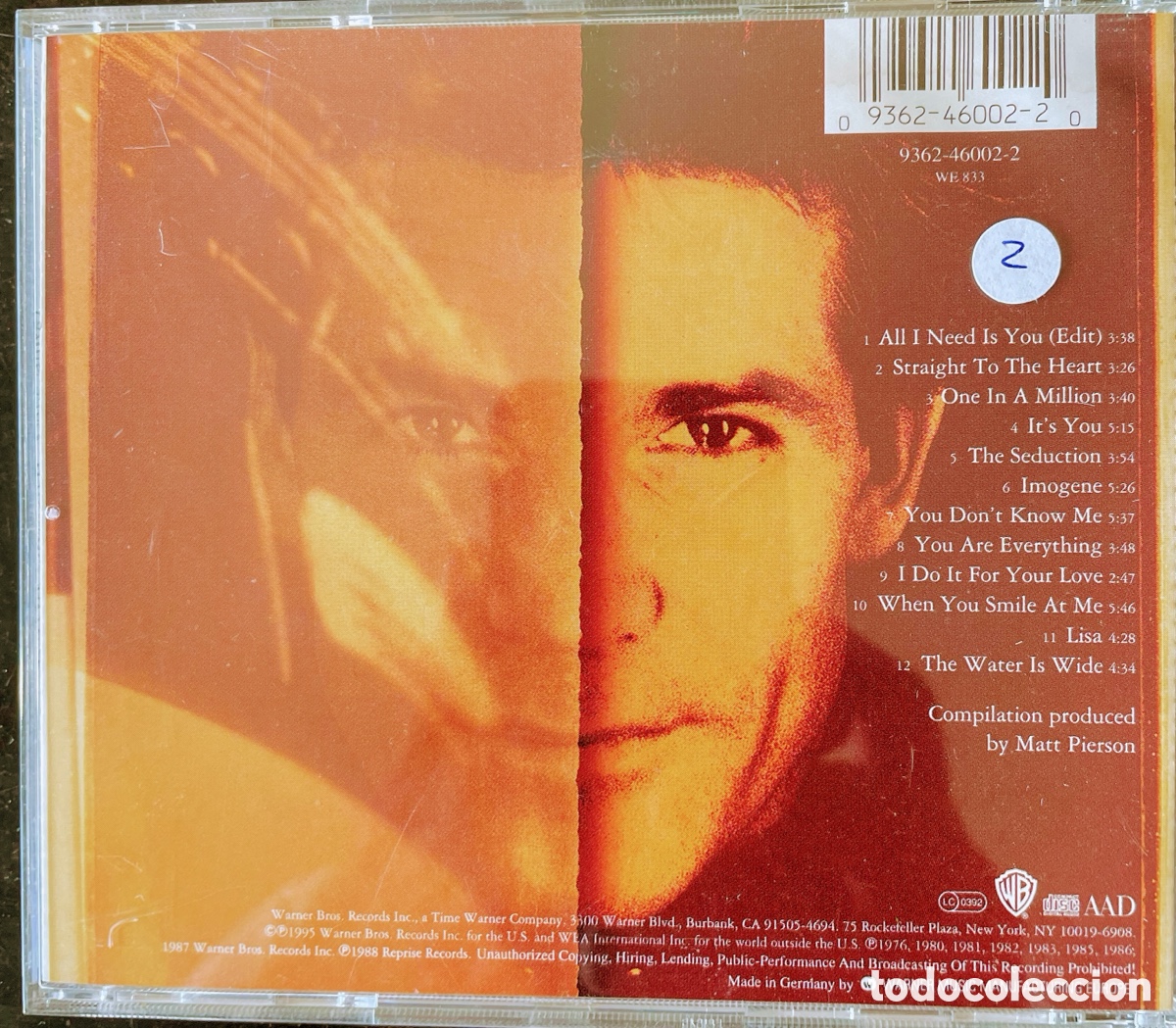 CDs de m&uacute;sica: David Sanborn Love Songs - Foto 2