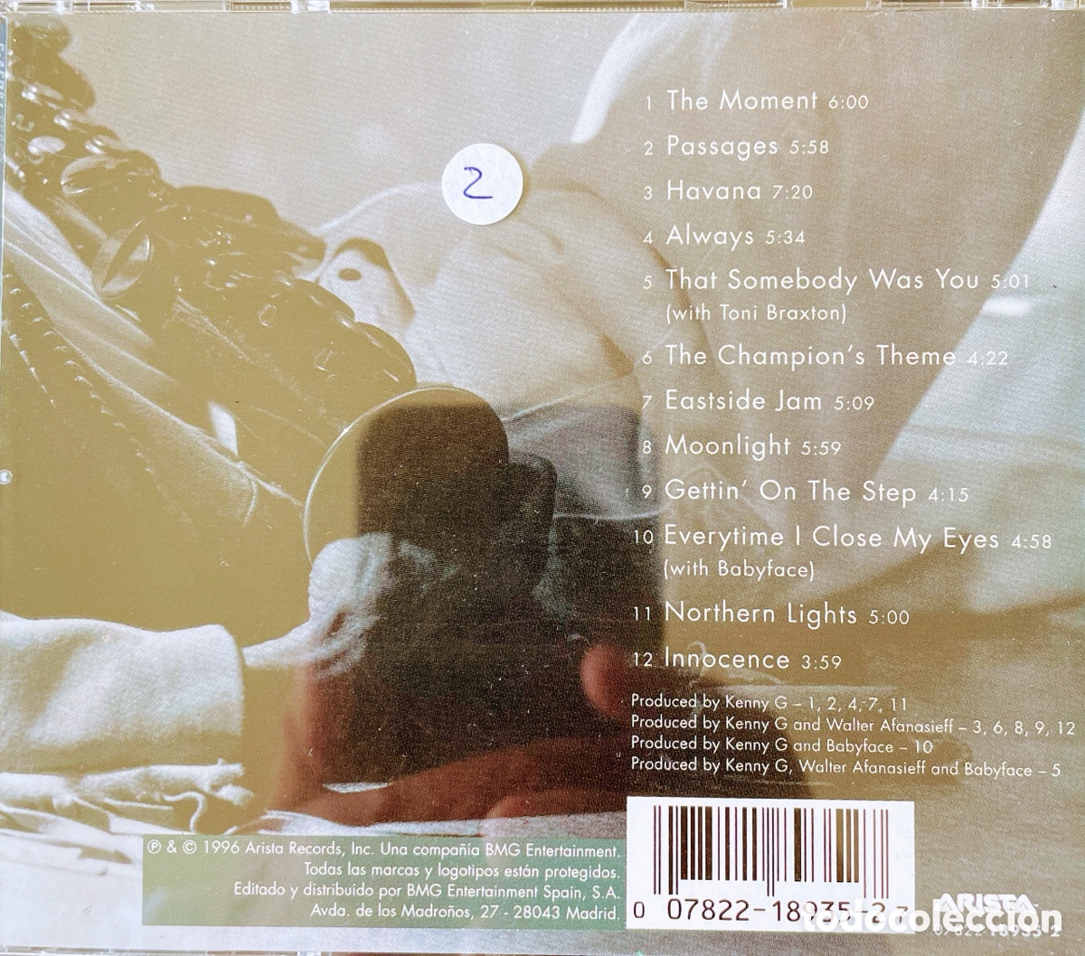 CDs de m&uacute;sica: Kenny G The Moment CD - Foto 2