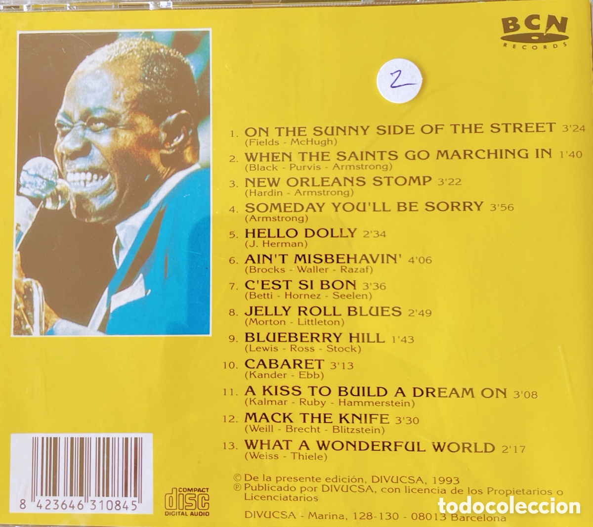 CDs de m&uacute;sica: Louis Armstrong Grandes &Eacute;xitos - Foto 2