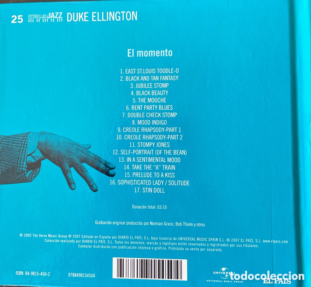CDs de m&uacute;sica: Duke Ellington El Momento - Foto 2