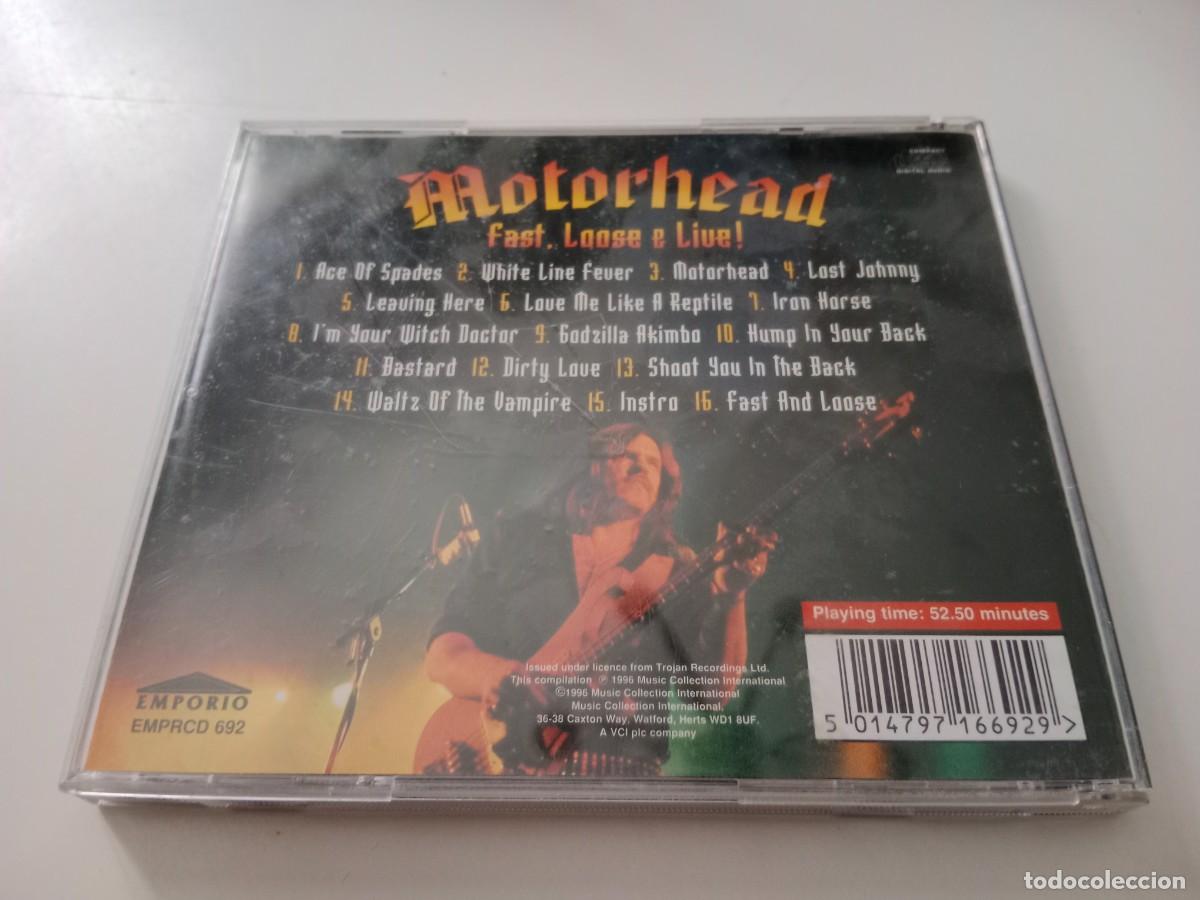 CDs de m&uacute;sica: OFERTA 3X2 CD MOTORHEAD - FAST, LOOSE & LIVE! - Foto 2