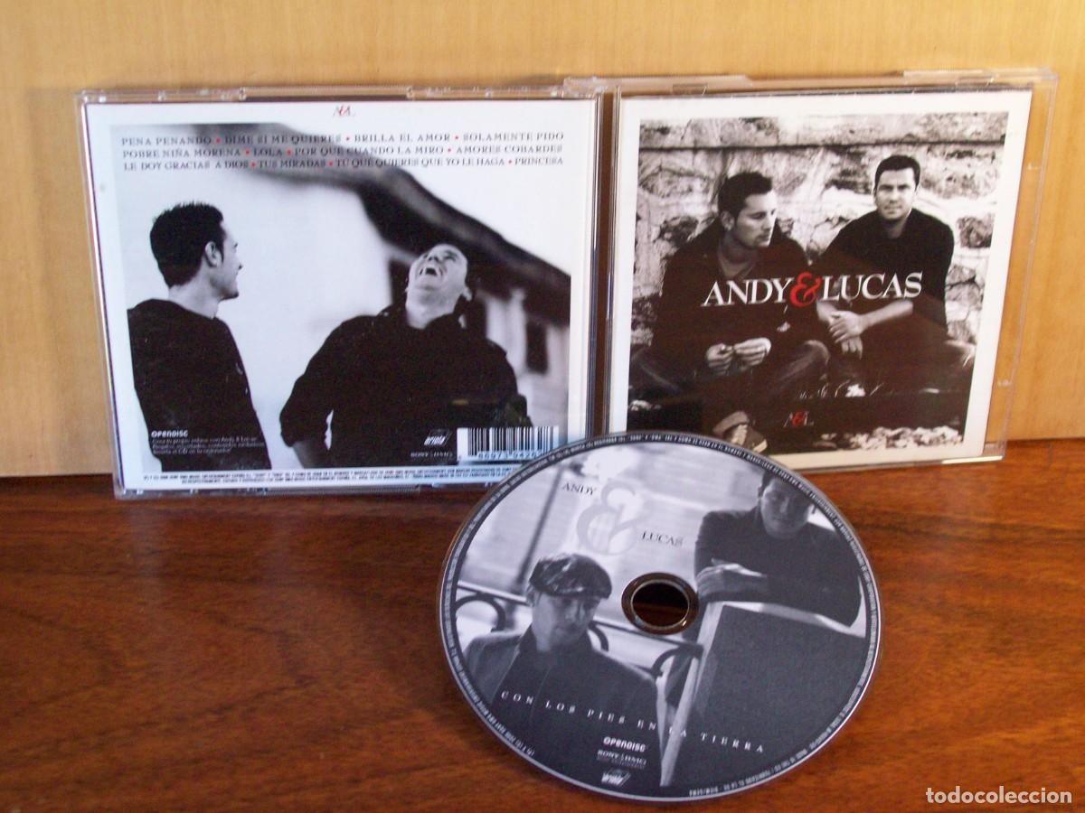 CDs de m&uacute;sica: ANDY & LUCAS - CON LOS PIES EN LA TIERRA - CD 2008 - Foto 1