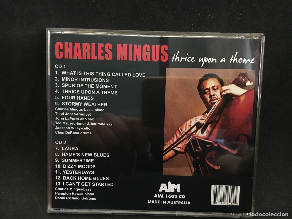 CDs de m&uacute;sica: Charles Mingus &lrm;&ndash; Thrice Upon A Theme - 2 CD - AIM - Foto 2