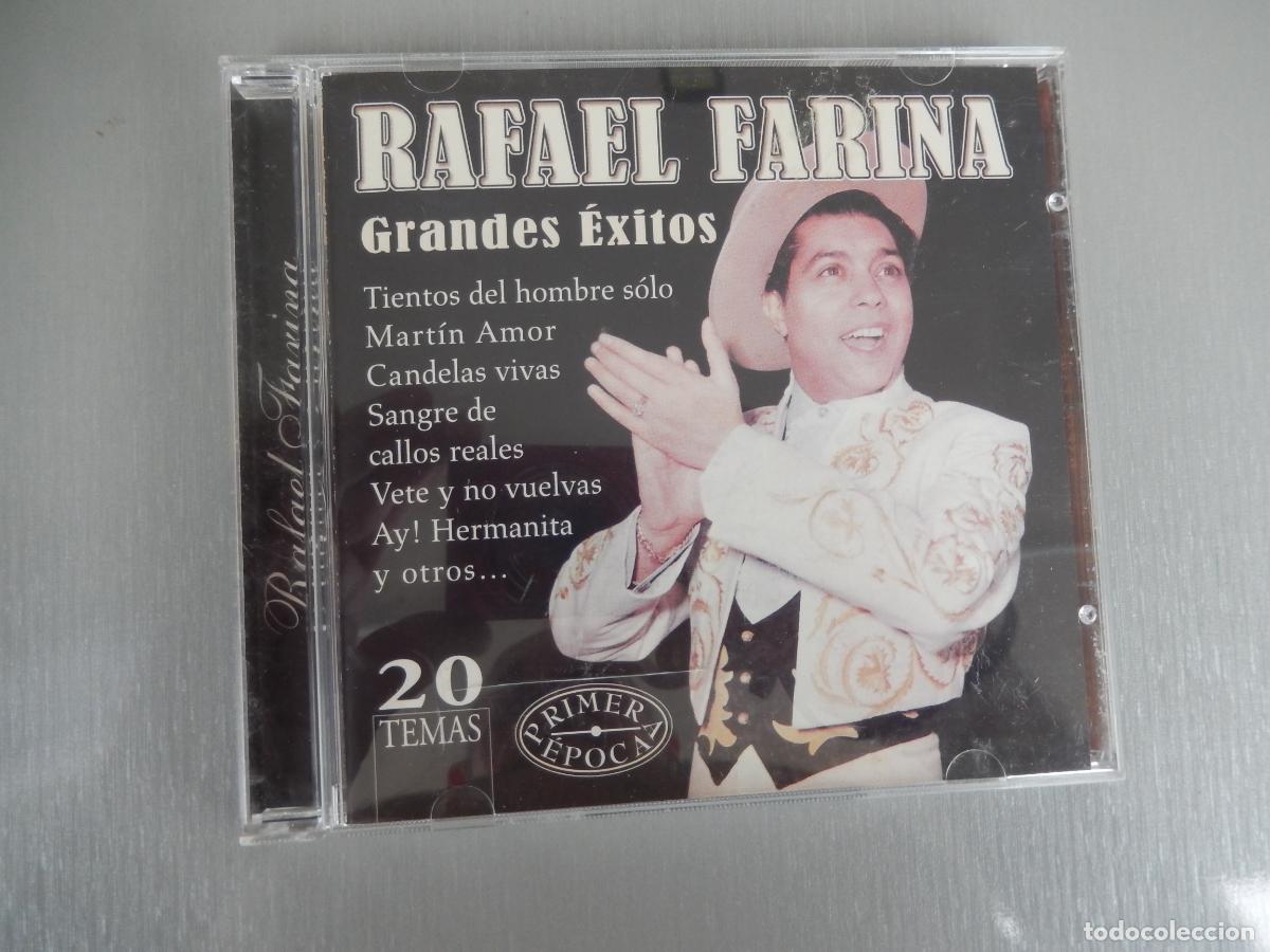 CDs de m&uacute;sica: RAFAEL FARINA - GRANDES EXITOS - CD - 20 TEMAS - Foto 1