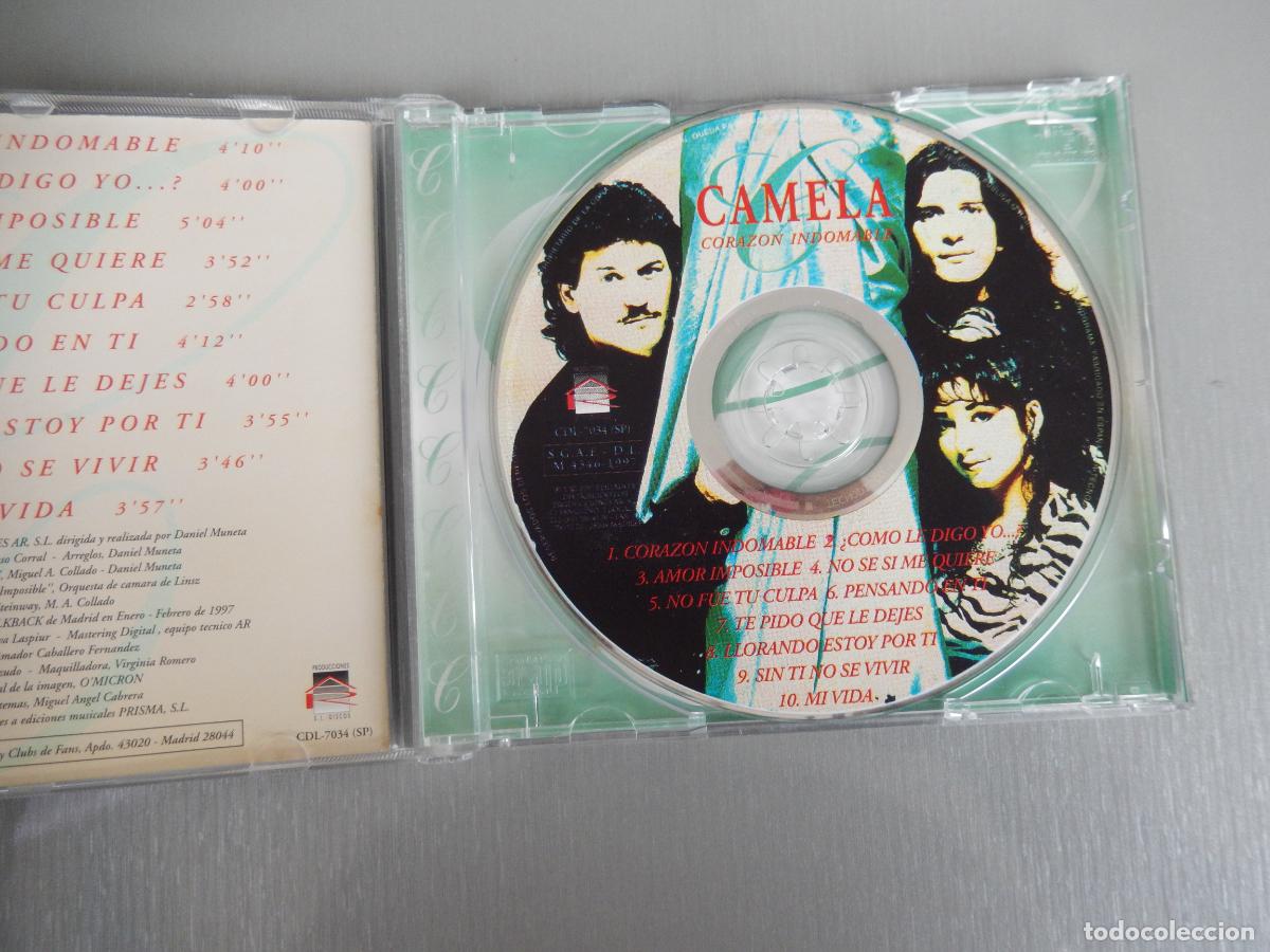 CDs de m&uacute;sica: CAMELA - CORAZON INDOMABLE - CD -1997 - Foto 2