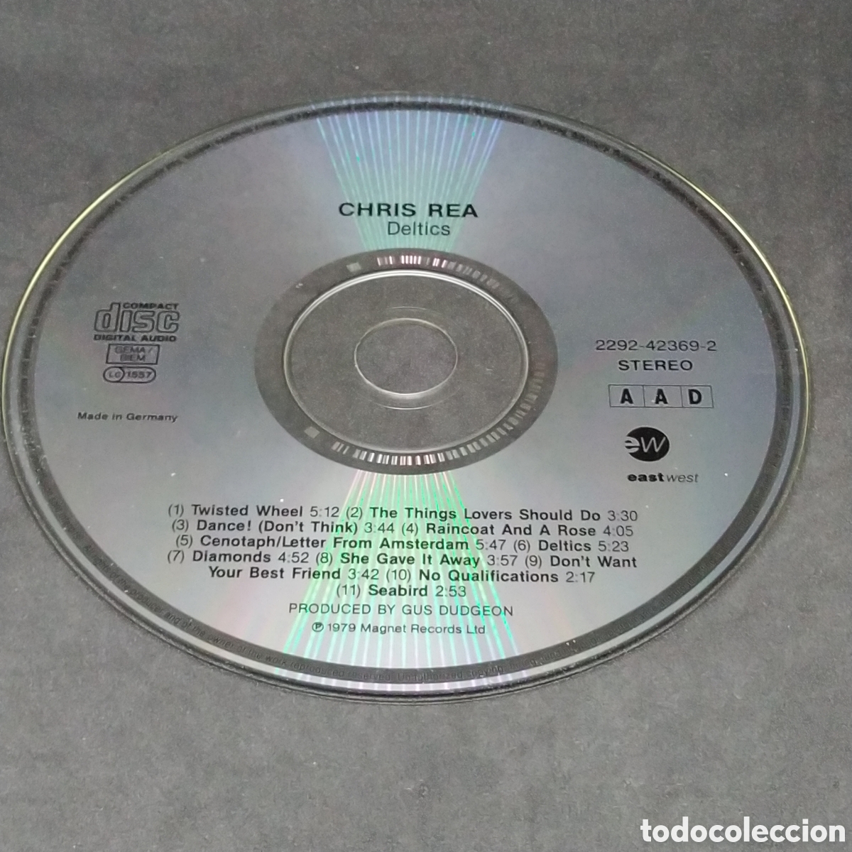 CDs de m&uacute;sica: CHRIS REA - DELTICS - 1984 - CD - DISCO VERIFICADO - Foto 5