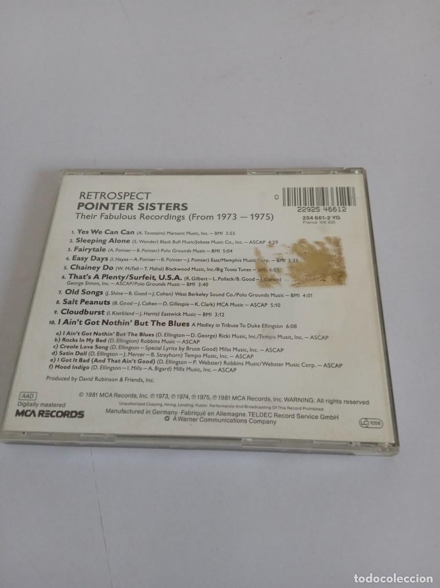CDs de m&uacute;sica: THE POINTER SISTERS Retrospect - Foto 3