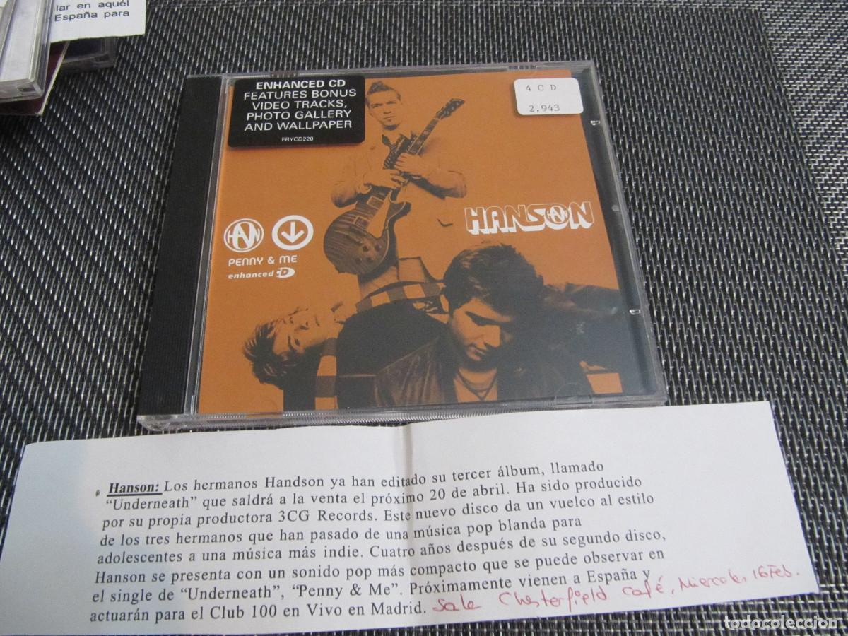CDs de m&uacute;sica: HANSON-PENNY & ME CD SINGLE CADENA 100 - Foto 1