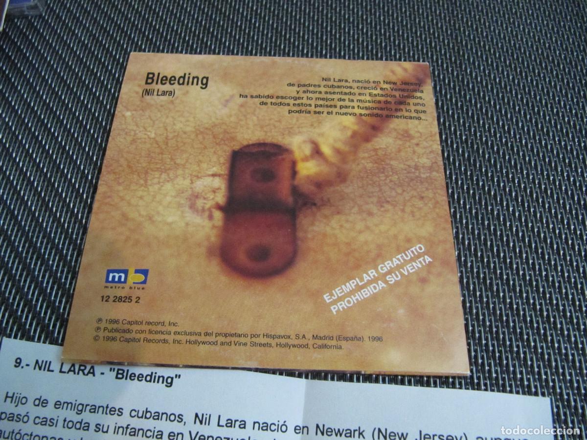 CDs de m&uacute;sica: CD Single promo CADENA 100 Nil Lara - Bleeding - Foto 2