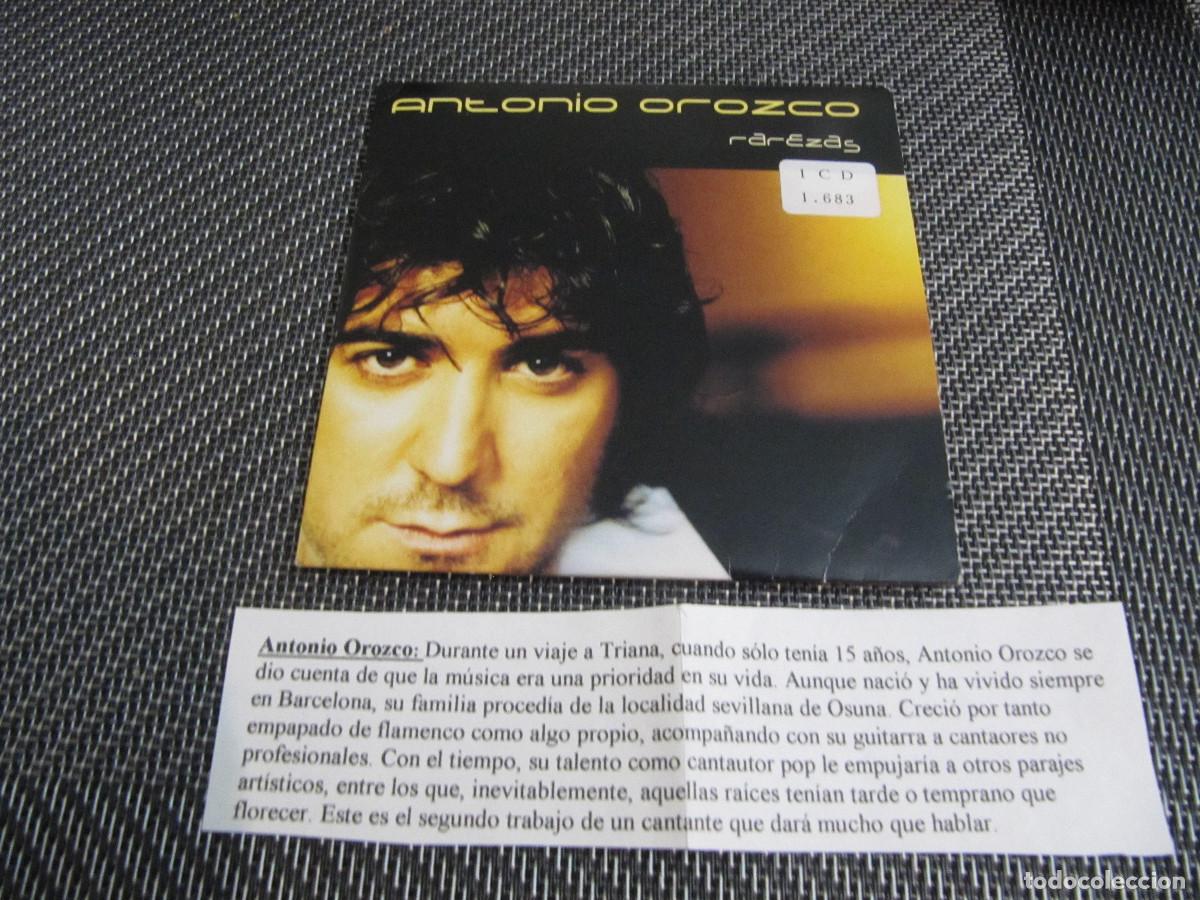 CDs de m&uacute;sica: ANTONIO OROZCO RAREZAS. CD-SINGLE CADENA 100 - Foto 1