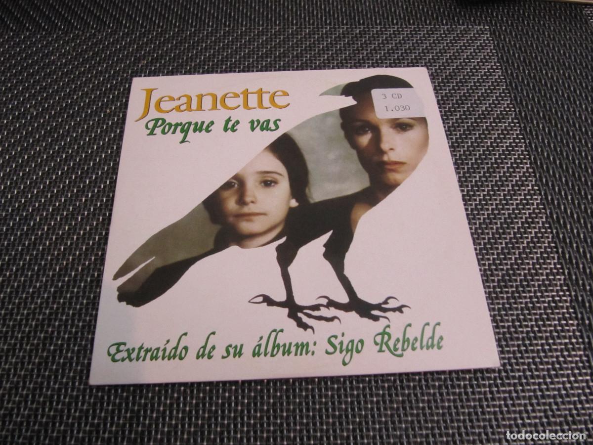 CDs de m&uacute;sica: JEANETTE - PORQUE TE VAS CD SINGLE - Foto 1