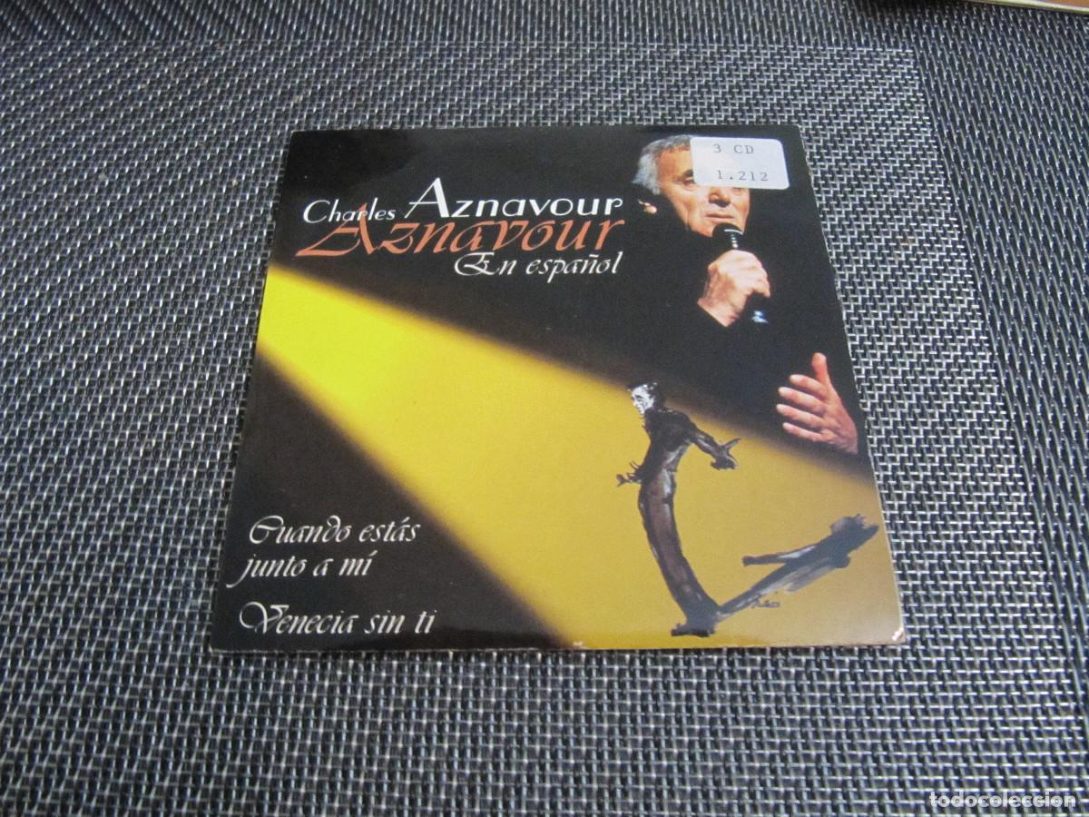 CDs de m&uacute;sica: CHARLES AZNAVOUR (CD/SINGLE) CUANDO ESTAS JUNTO A MI - Foto 1